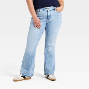 Ava & Viv - Women's High-Rise Vintage Flare Jeans - Ava & Viv  Light Wash